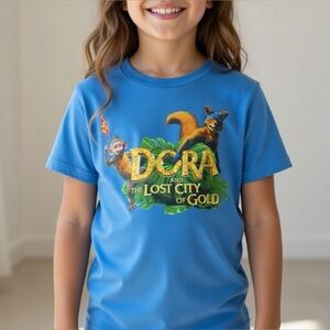Dora and the Lost City of Gold Kids Blue T-Shirt
